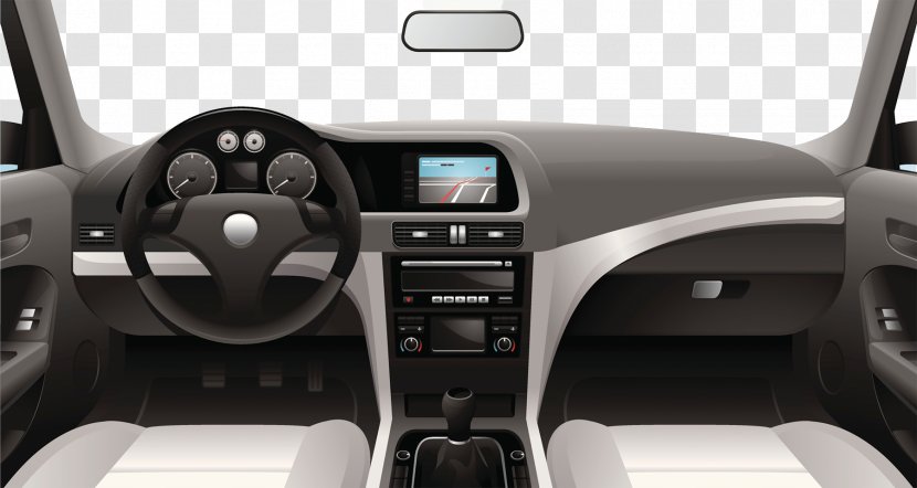 Car Cockpit Dashboard Illustration - Autonomous Transparent PNG