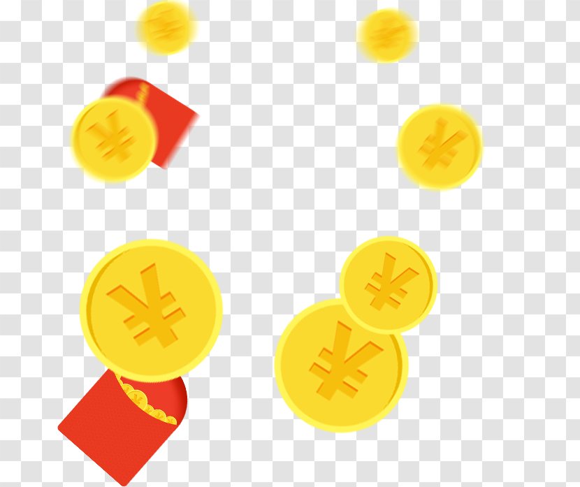 Red Envelope Gold Coin Computer Software - Floating Material, Taobao Wallet Transparent PNG