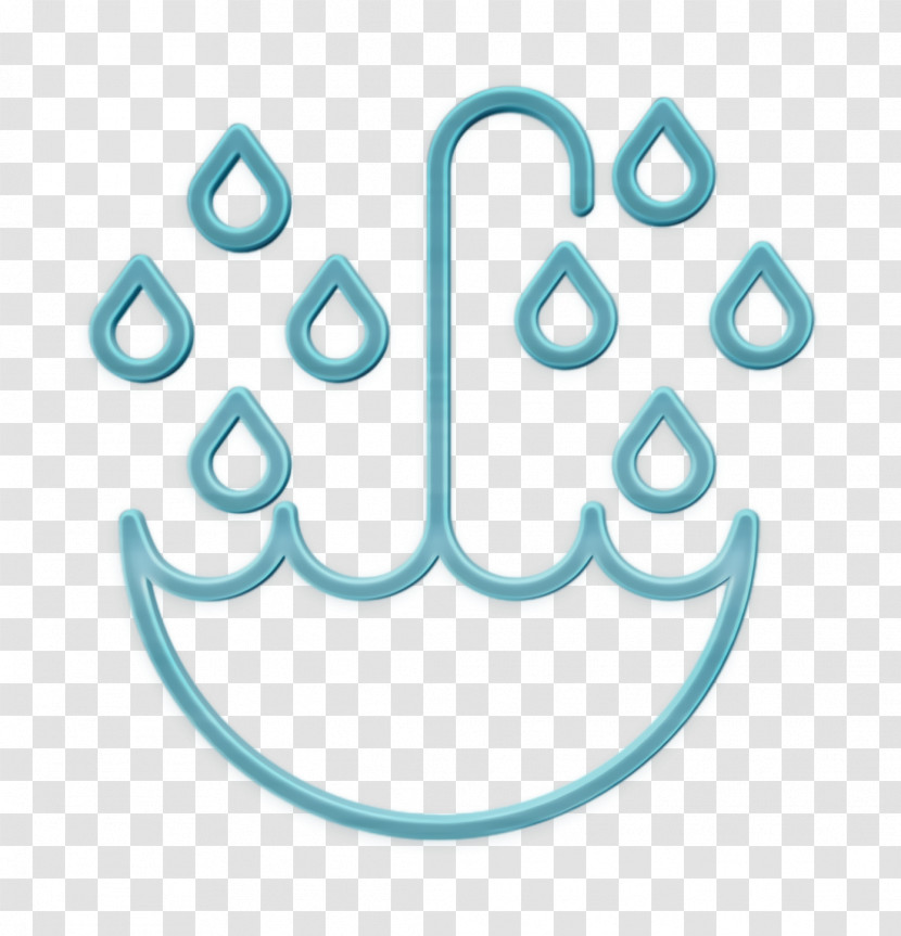 Rain Icon Water Icon Umbrella Icon Transparent PNG