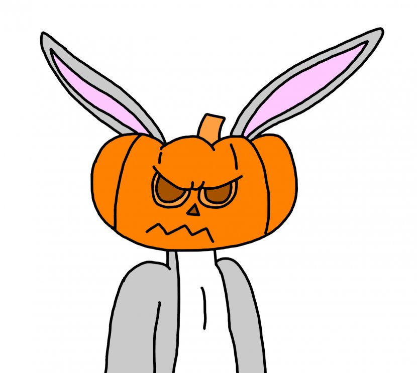 Bugs Bunny Rabbit Rampage Cartoon - Line Art Transparent PNG
