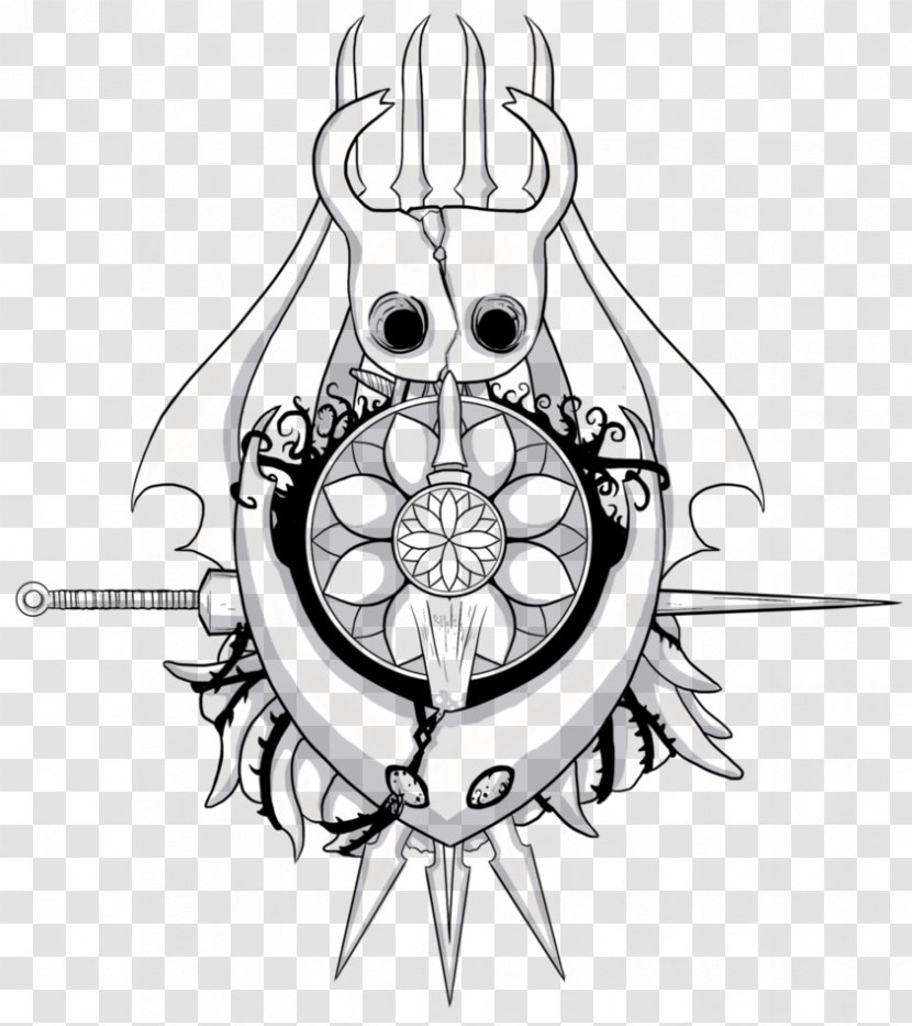 Hollow Knight Symbol T-shirt Emblem Art - Heart Transparent PNG