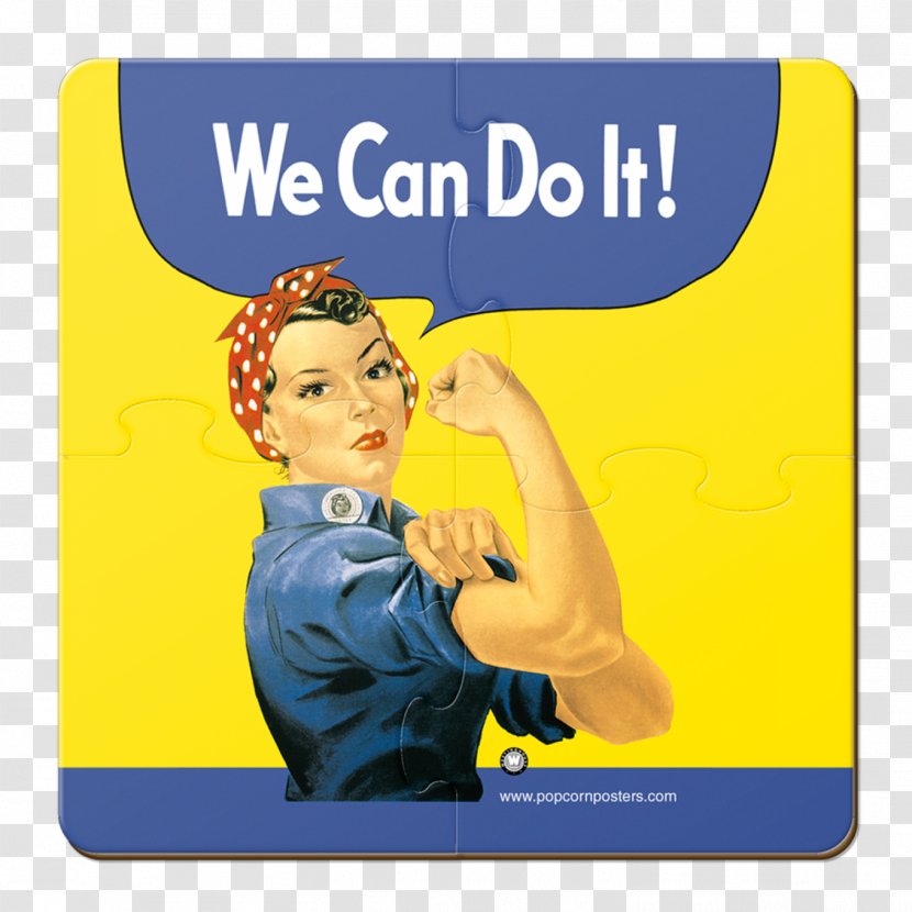 We Can Do It! Second World War Rosie The Riveter Paper Printing - Brand Transparent PNG