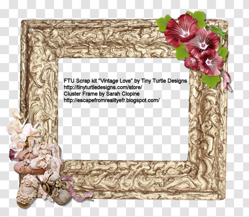 Picture Frames Floral Design Reality - Vintage Love Transparent PNG