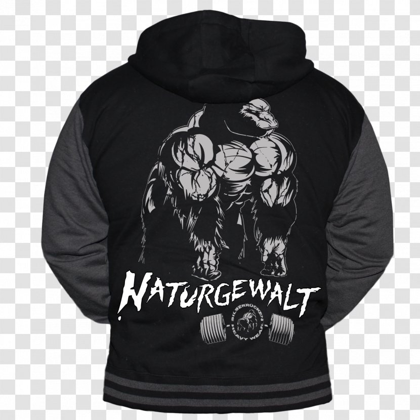 Hoodie Jacket T-shirt Clothing Letterman - Cartoon - Power Bodybuilding Transparent PNG