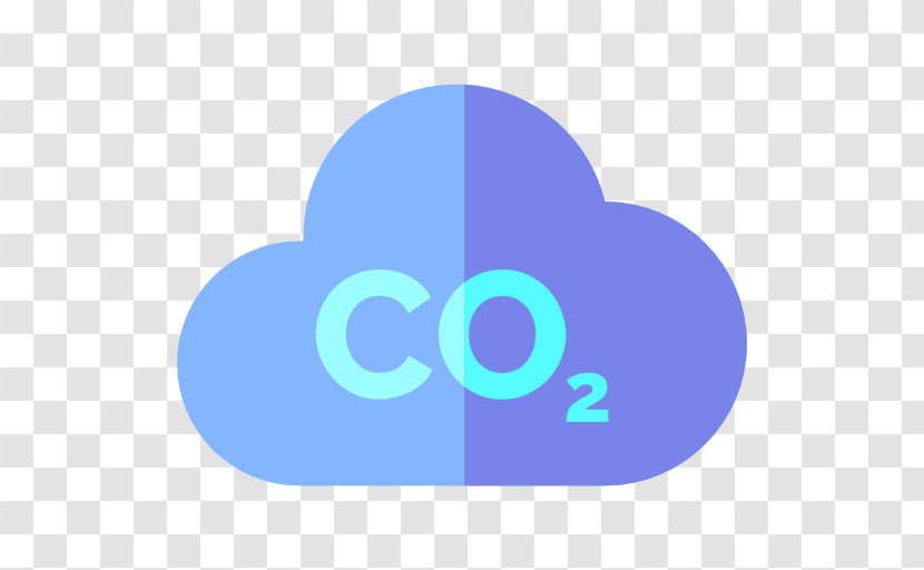 Logo Brand Carbon Dioxide Product Design - Electric Blue Transparent PNG