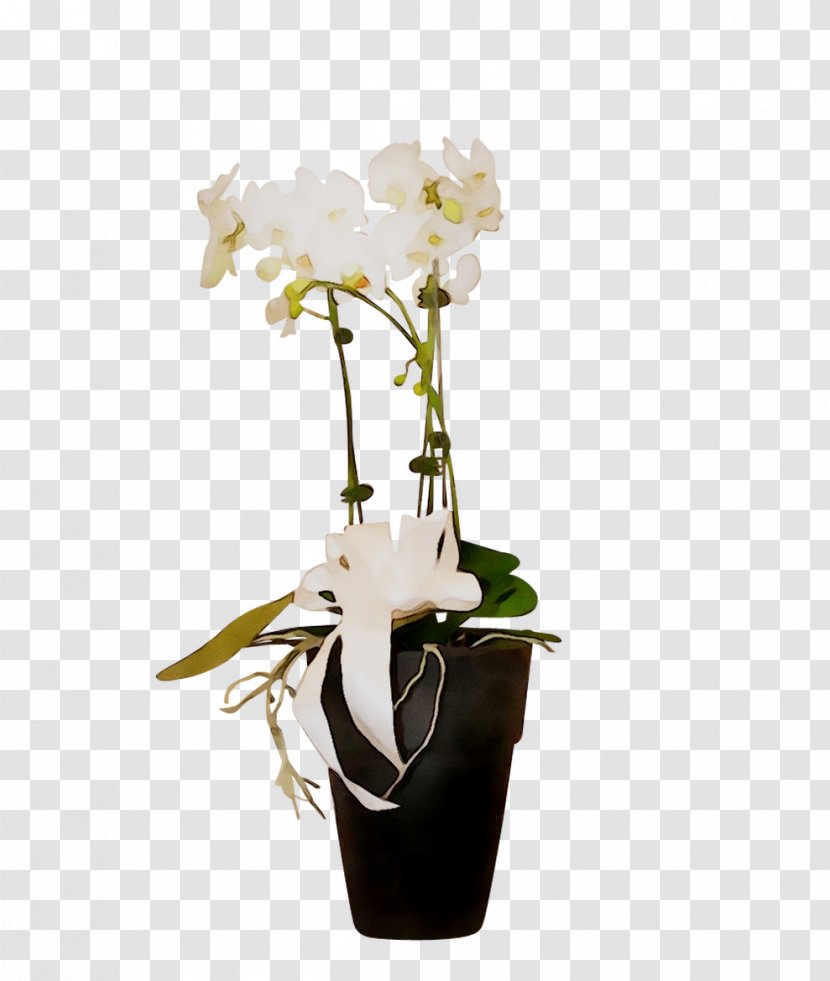 Moth Orchids Floral Design Vase Cut Flowers - Artificial Flower Transparent PNG