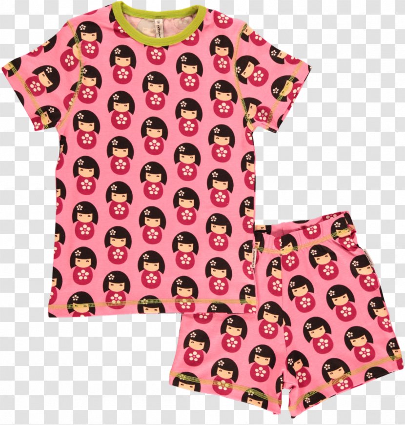 Baby & Toddler One-Pieces T-shirt Pajamas Nightwear Sleeve - Pink - Cotton Transparent PNG