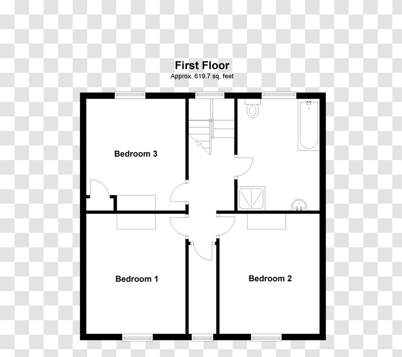 Luncarty Single-family Detached Home Floor Plan House Apartment - White Transparent PNG