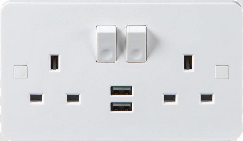 Battery Charger AC Power Plugs And Sockets USB Network Socket Knightsbridge - Electrical Load Transparent PNG
