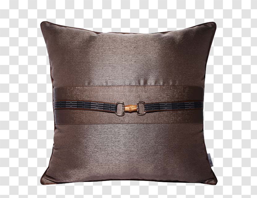 Throw Pillow Cushion Dakimakura - Dark Coffee Color Retro Decorative Transparent PNG