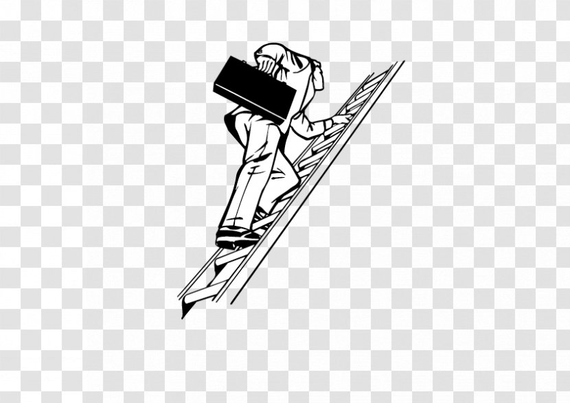 Download - Rectangle - Man Ladder Transparent PNG