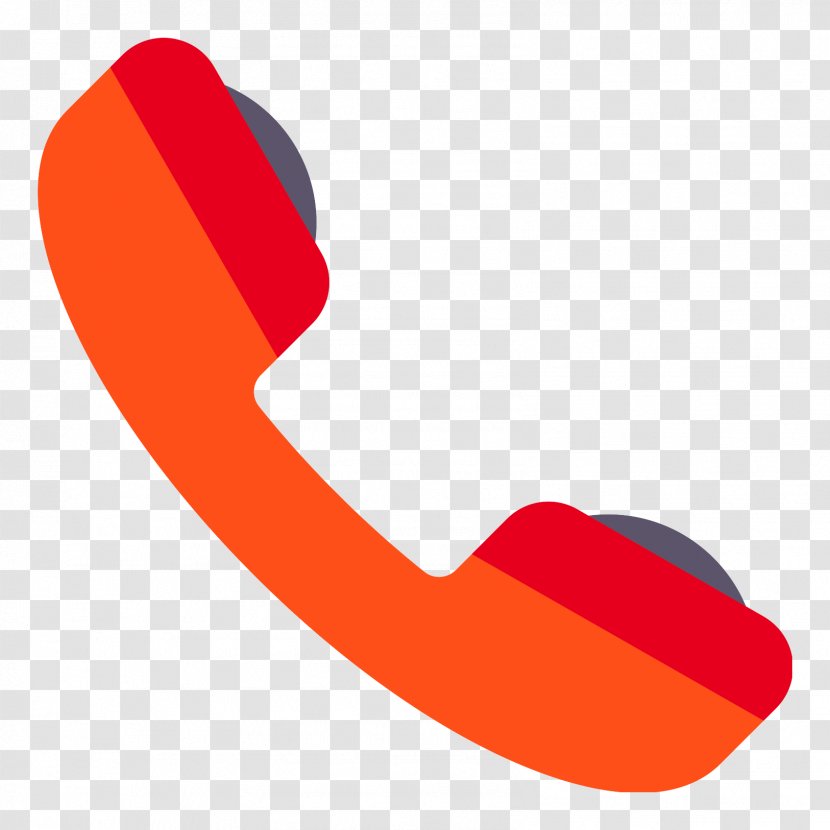 Telephone Symbol Font Awesome Clip Art - Red Phone Material Transparent PNG