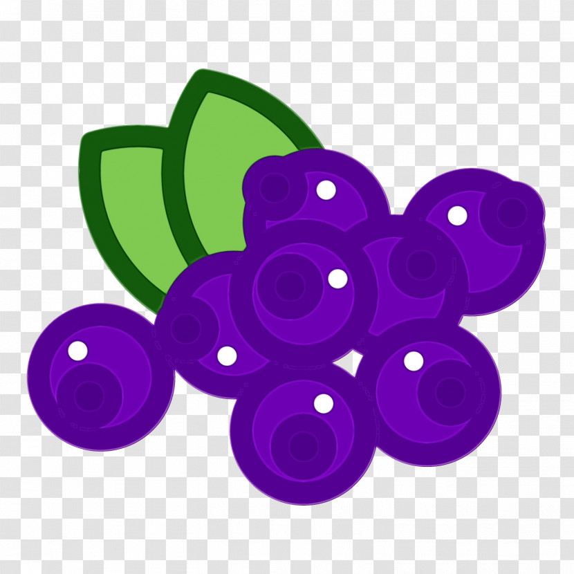 Violet Purple Grape Grapevine Family Fruit Transparent PNG