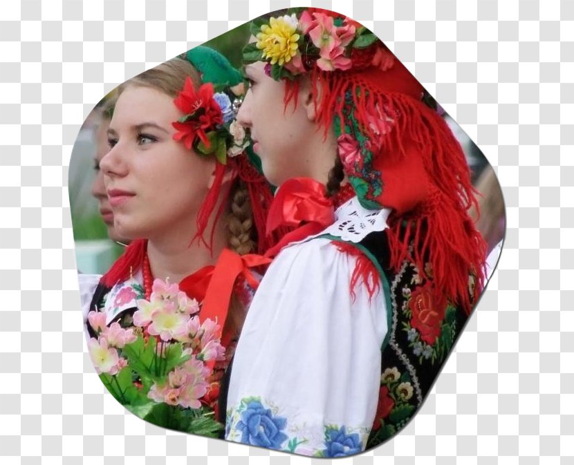 National Costumes Of Poland Folk Costume Clothing - Flower Bouquet - Dress Transparent PNG