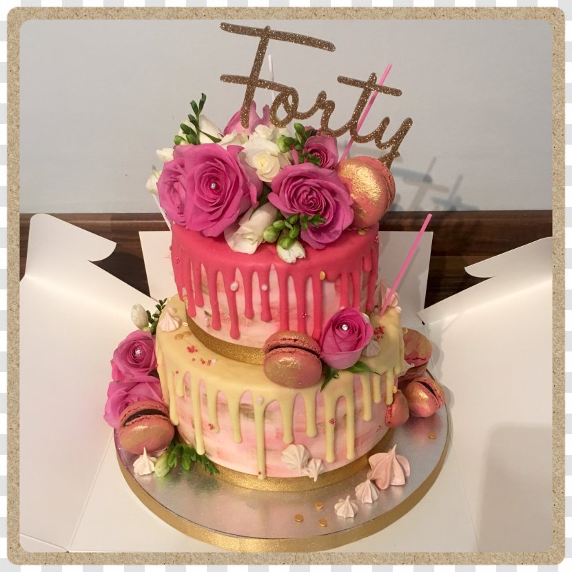 Wedding Cake Buttercream Birthday Sugar Floral Design - Flower Transparent PNG