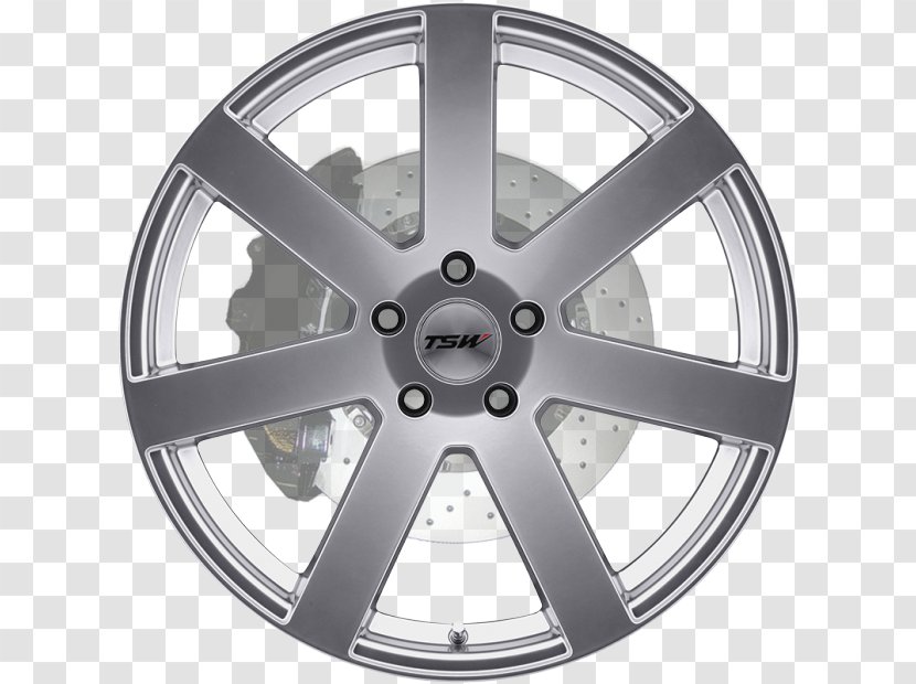 Car Alloy Wheel Motor Vehicle Steering Wheels Rim - Silver Transparent PNG