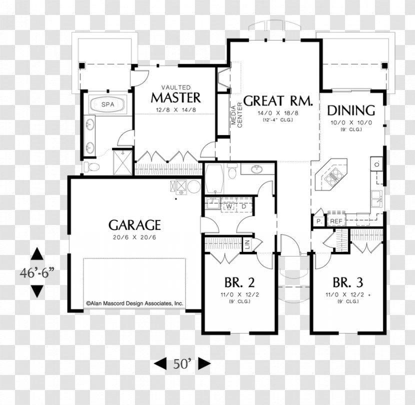 House Plan Floor Square Foot - Area Transparent PNG