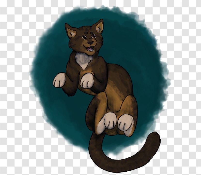 Kitten Whiskers Black Cat Bear - Vertebrate Transparent PNG