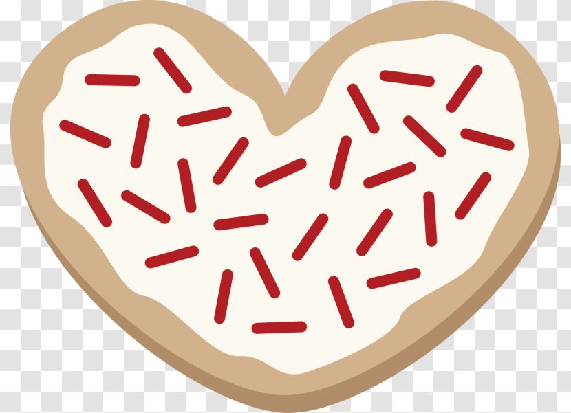Heart Biscuits Sugar Cookie Valentine's Day Clip Art - Flower - Mothers Transparent PNG