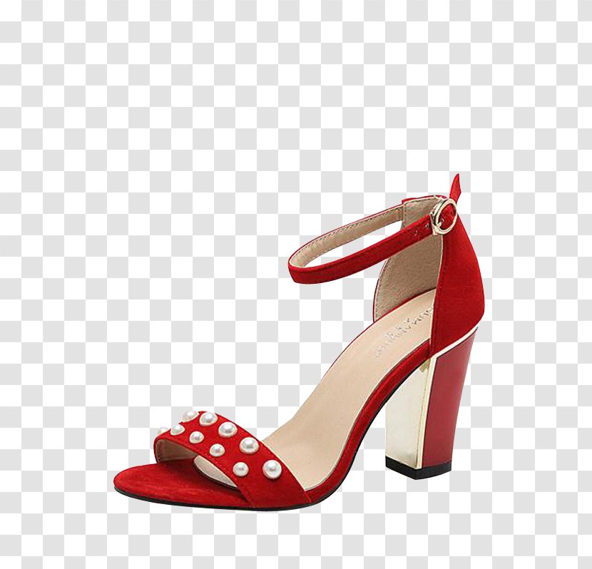 Sandal High-heeled Shoe Ankle - Flower Transparent PNG