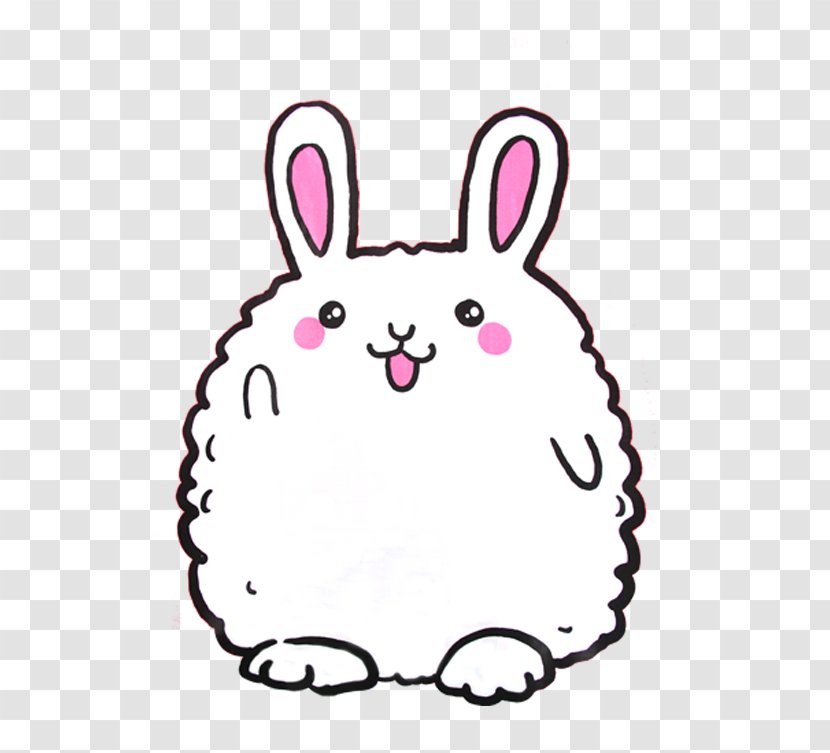 Domestic Rabbit Easter Bunny Cartoon Clip Art - Smile Transparent PNG
