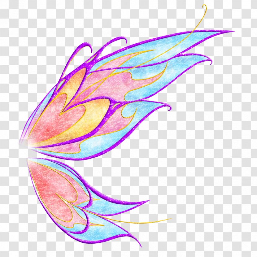 Bloom Tecna Musa Roxy Aisha - Mythical Creature - Wings Transparent PNG