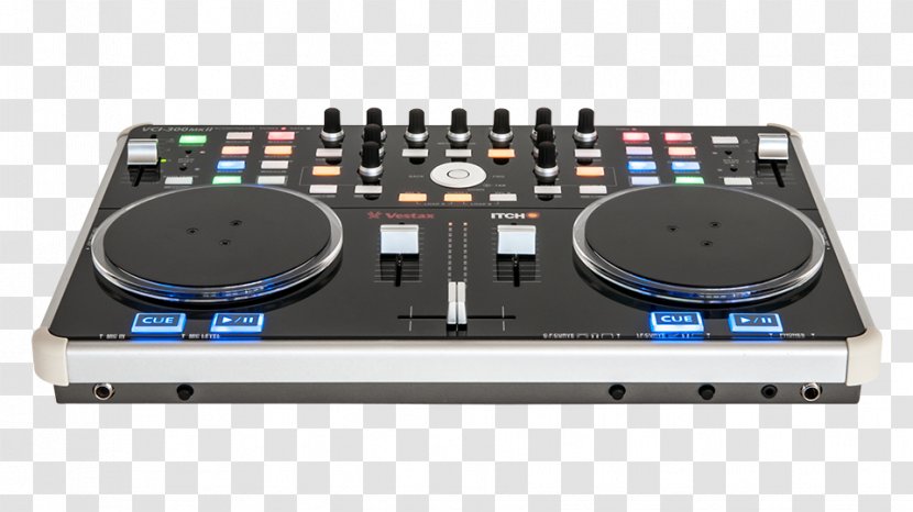 Vestax Disc Jockey Musical Instruments Serato Audio Research - Flower - Top Angle Transparent PNG