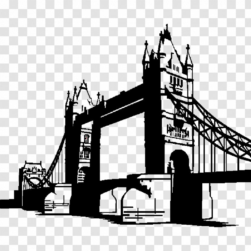 Tower Bridge London Of Art Transparent PNG