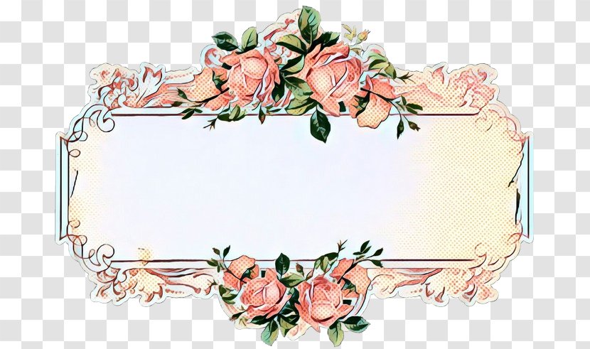 Pink Flowers Background - Rectangle - Interior Design Transparent PNG