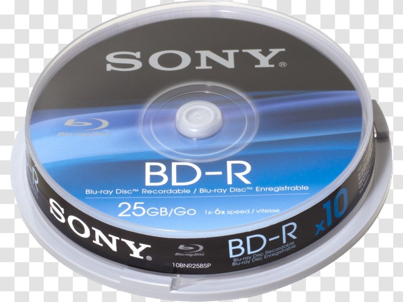 Compact Disc Blu-ray Sony Corporation Data Storage Emmagatzematge Informàtic - Computer Hardware - Blank Media Transparent PNG