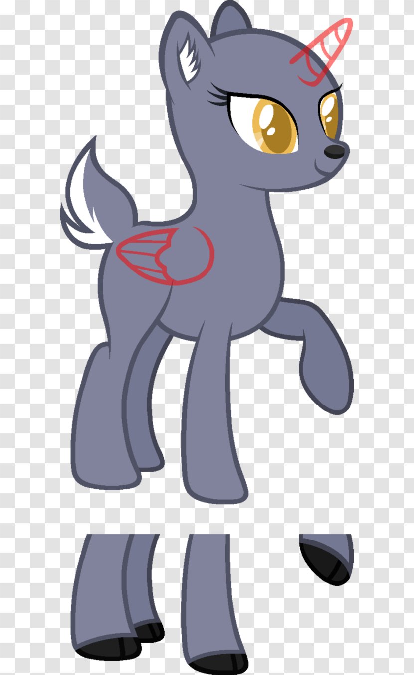 Cat Pony Reindeer Horse - Watercolor Transparent PNG