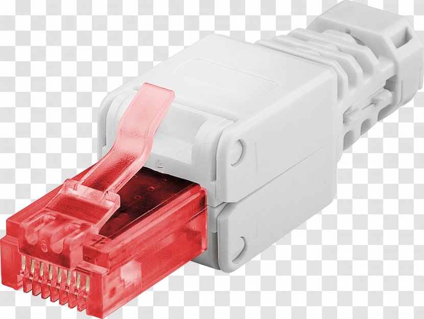 Twisted Pair Electrical Connector Category 6 Cable Câble Catégorie 6a 8P8C - Rj 45 Transparent PNG