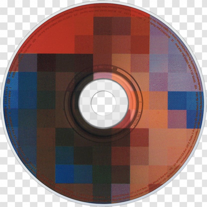 Compact Disc Tartan - Orange - Design Transparent PNG