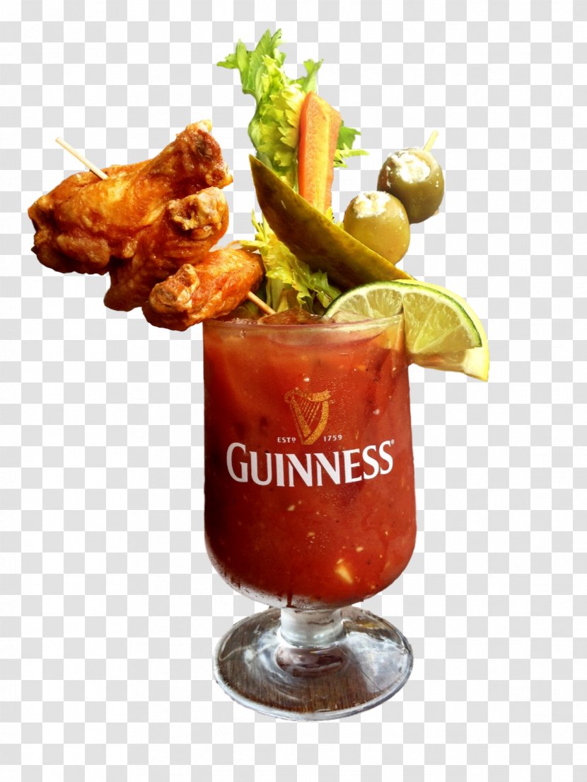 Bloody Mary Cocktail Garnish Guinness - Drink - Irish Pub Cooking Transparent PNG