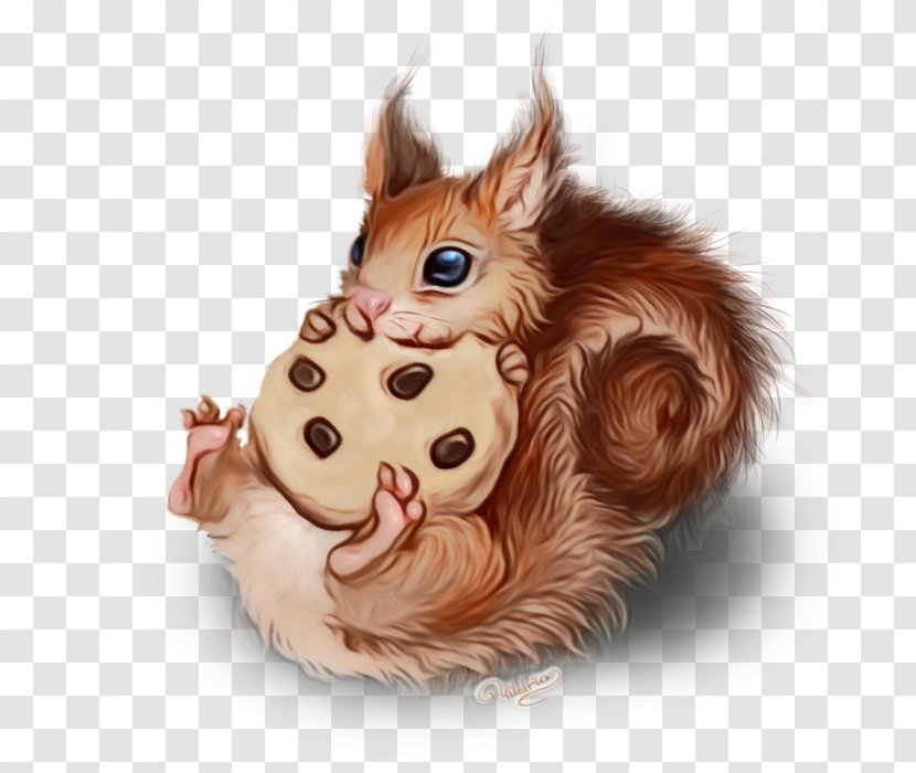 Squirrel Cartoon Animation Fur Eurasian Red - Watercolor - Whiskers Animal Figure Transparent PNG