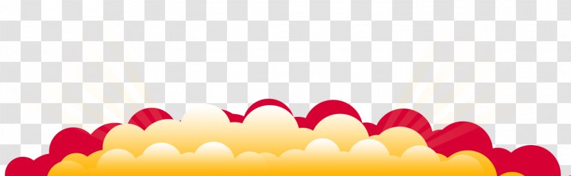 Red Icon - Watercolor - Clouds Transparent PNG