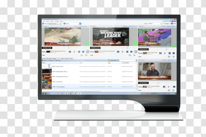 Computer Monitors Software Television Broadcasting - Technology - Oil Platform Clipart Transparent PNG