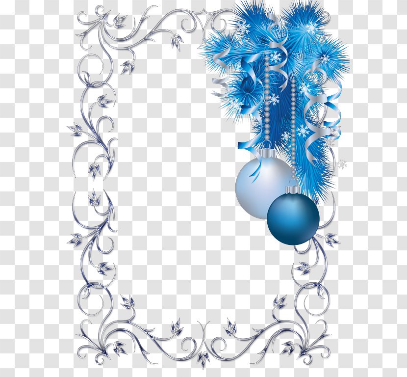 Christmas Ornament Tree Lights Clip Art - Garland - Blue Wreath Transparent PNG