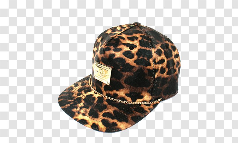 Baseball Cap Leopard Hat - Secoo Holding Transparent PNG