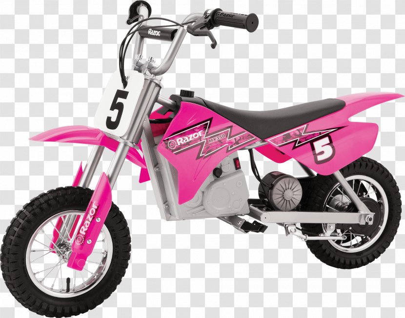 Scooter Motorcycle Razor USA LLC Bicycle Motocross - Offroad Tire - Pink Bike Transparent PNG