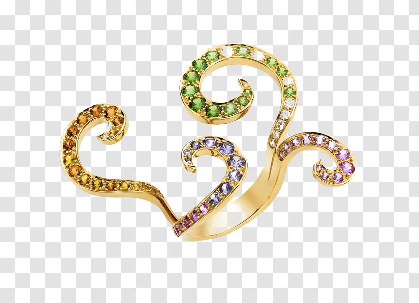 Earring Van Cleef & Arpels Jewellery Diamond - Symbol - Ring Transparent PNG