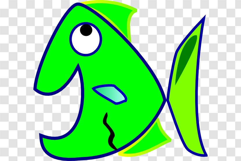 Green Cartoon Fish Piranha Clip Art - Ornamental Transparent PNG