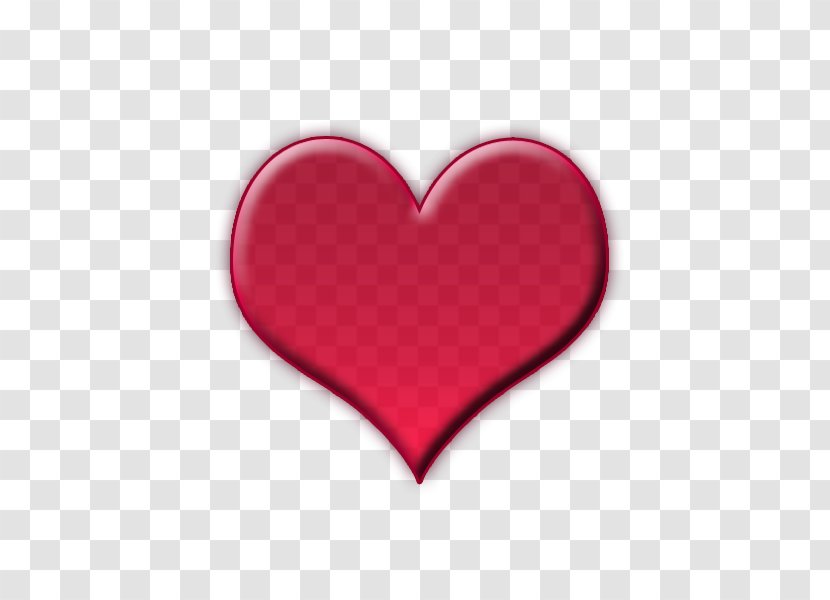 Red Magenta Maroon Heart - Love - No. 1 Transparent PNG
