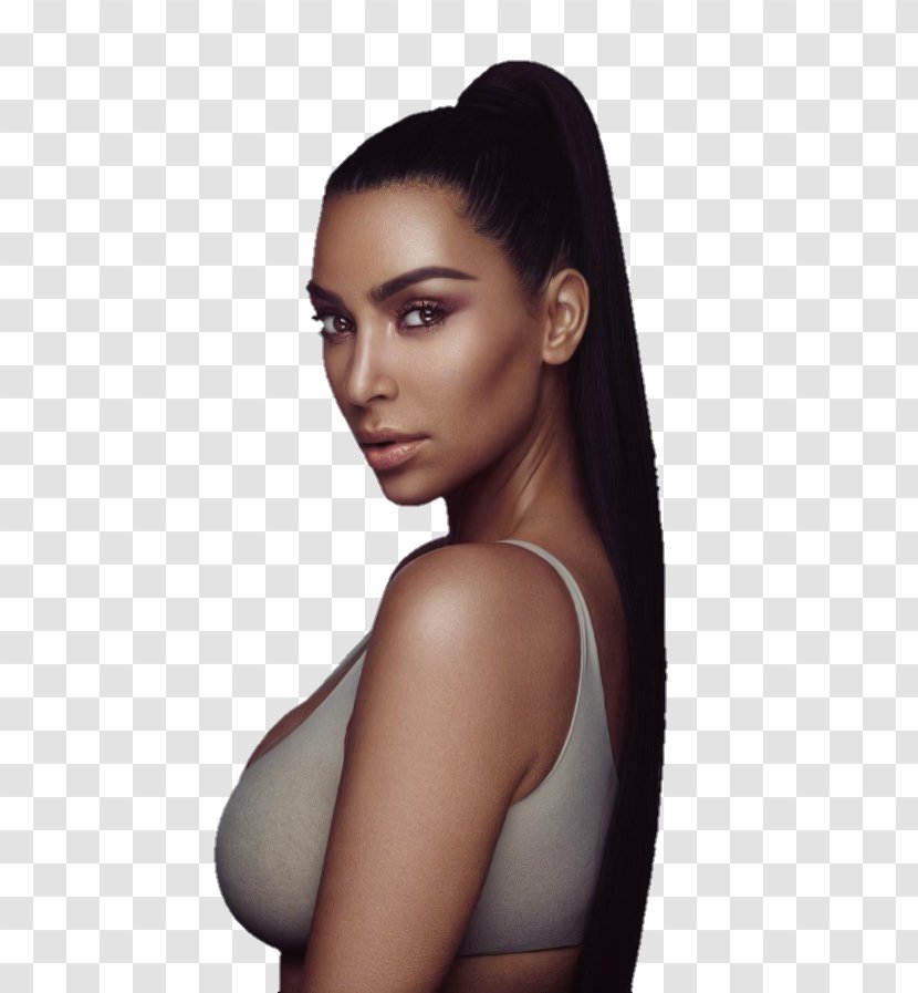 Kim Kardashian Keeping Up With The Kardashians Blackface Reality Television Actor - Silhouette - Glamour Clipart Transparent PNG