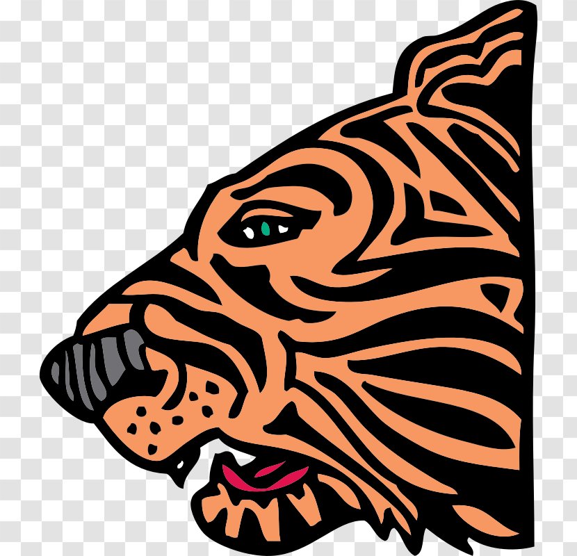 Tiger Clip Art - Mammal - Pictures Of People Laughing Transparent PNG