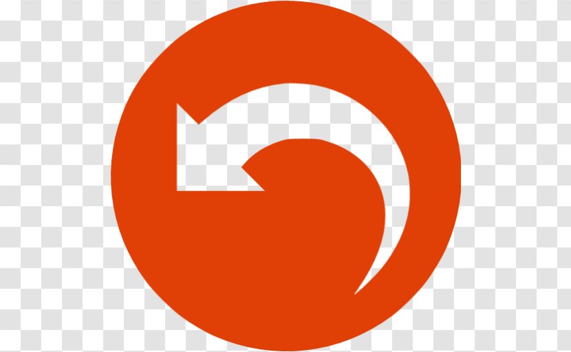 Undo Button Edit Menu - Orange - Symbol Transparent PNG