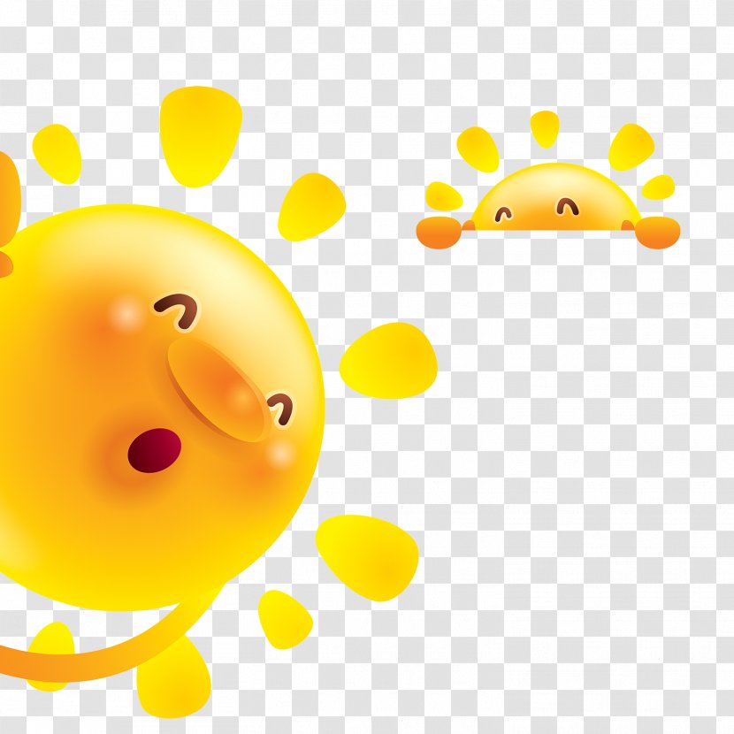 Cartoon Clip Art - Smiley - Creative Sun Transparent PNG