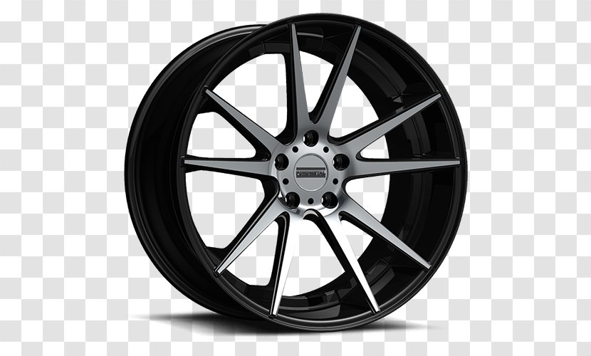 Car Rim Custom Wheel Tire - Black Transparent PNG