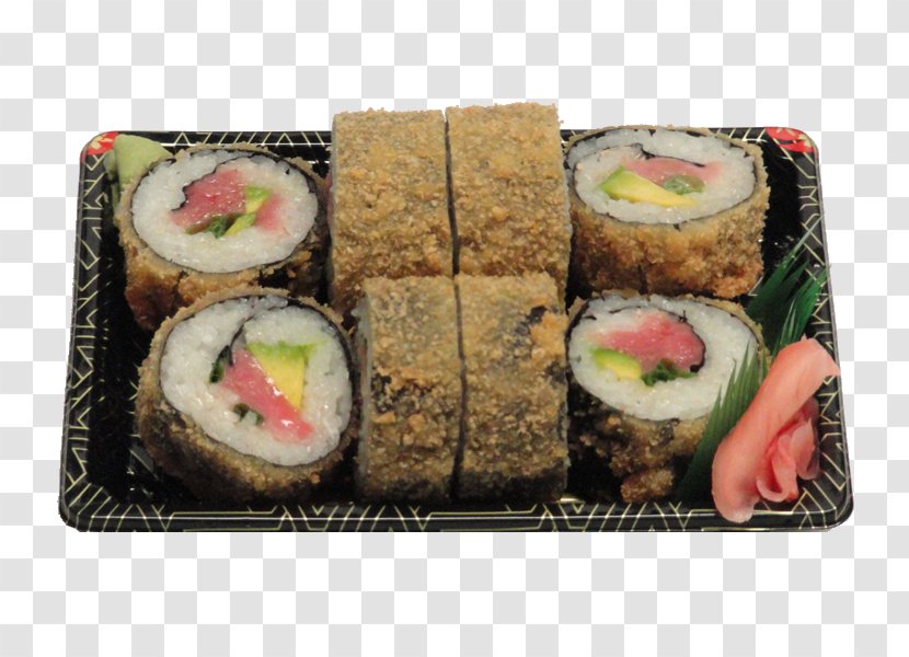 California Roll Gimbap Ekiben Sushi 07030 - Dish Transparent PNG
