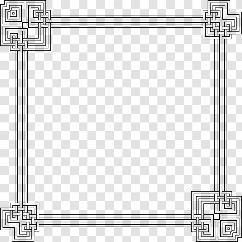 Picture Frames Diagram Clip Art - Ornamental Plant - A Linear Design Transparent PNG